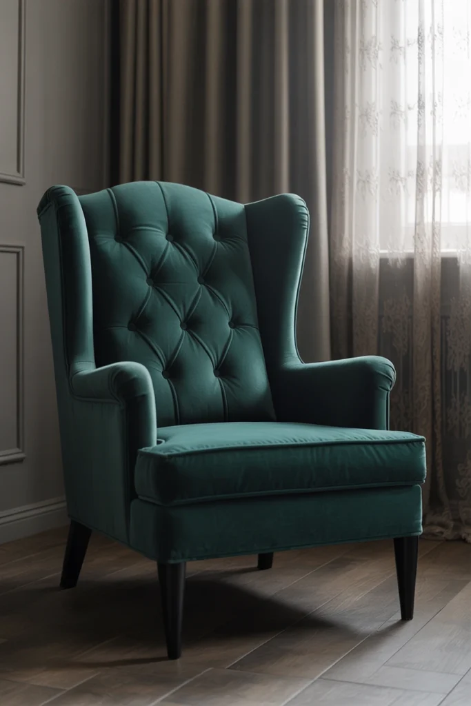 Add a Vintage Tufted Chair or Chaise