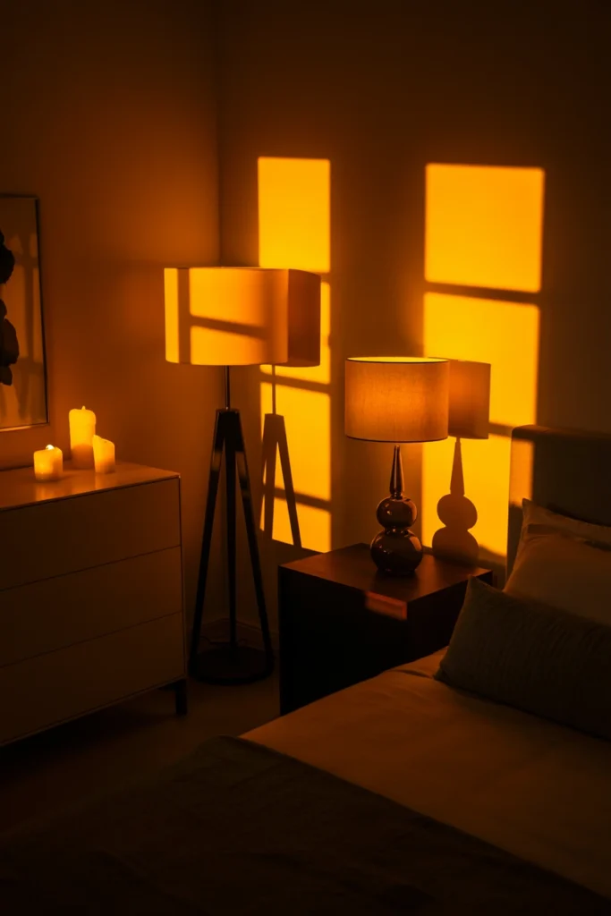 Layer Three Light Sources at Different Heights