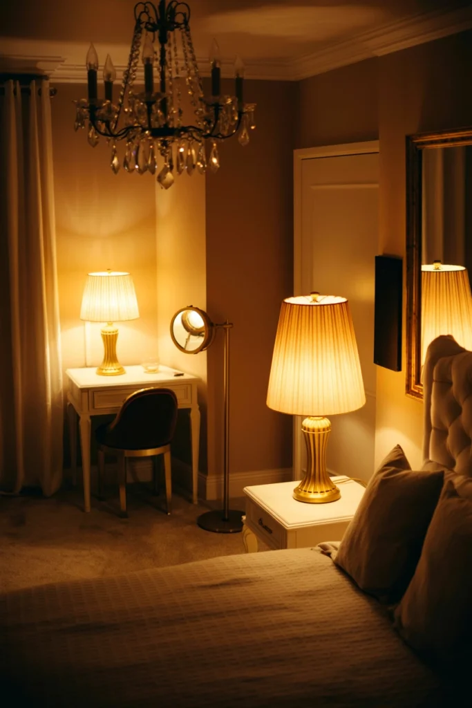 Layer Three Light Sources at Different Heights