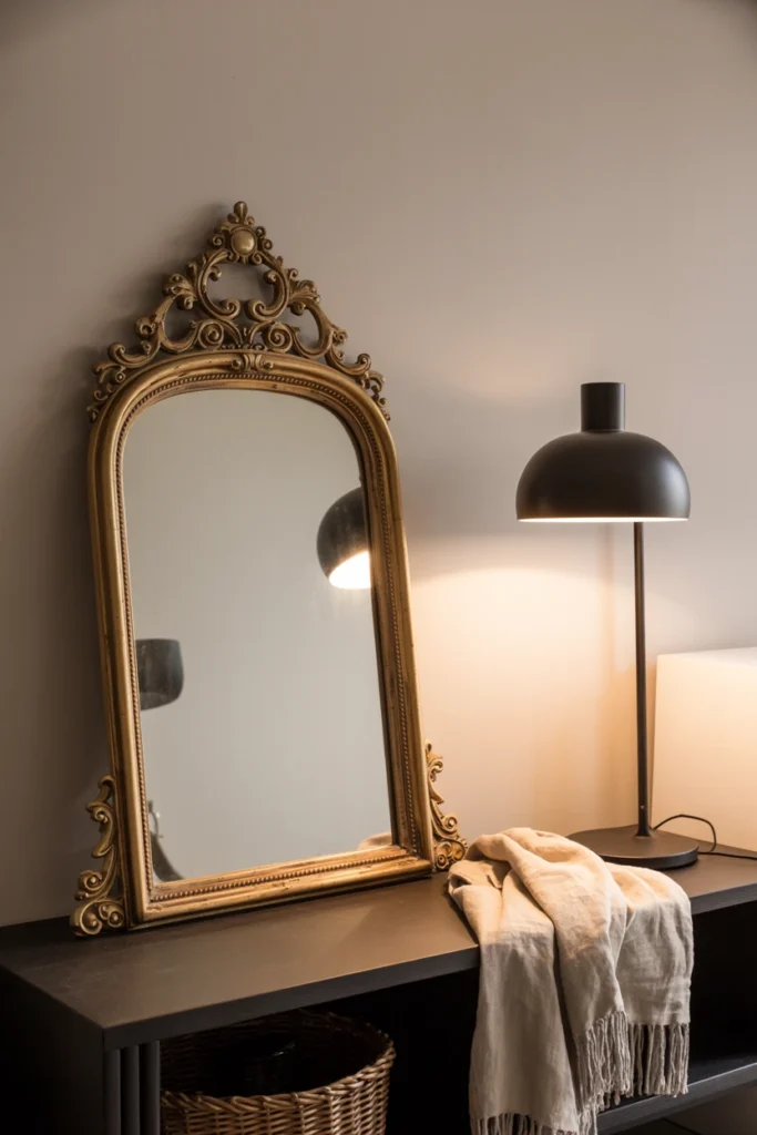 Mix Antique and Modern Pieces to Avoid a Costume Look