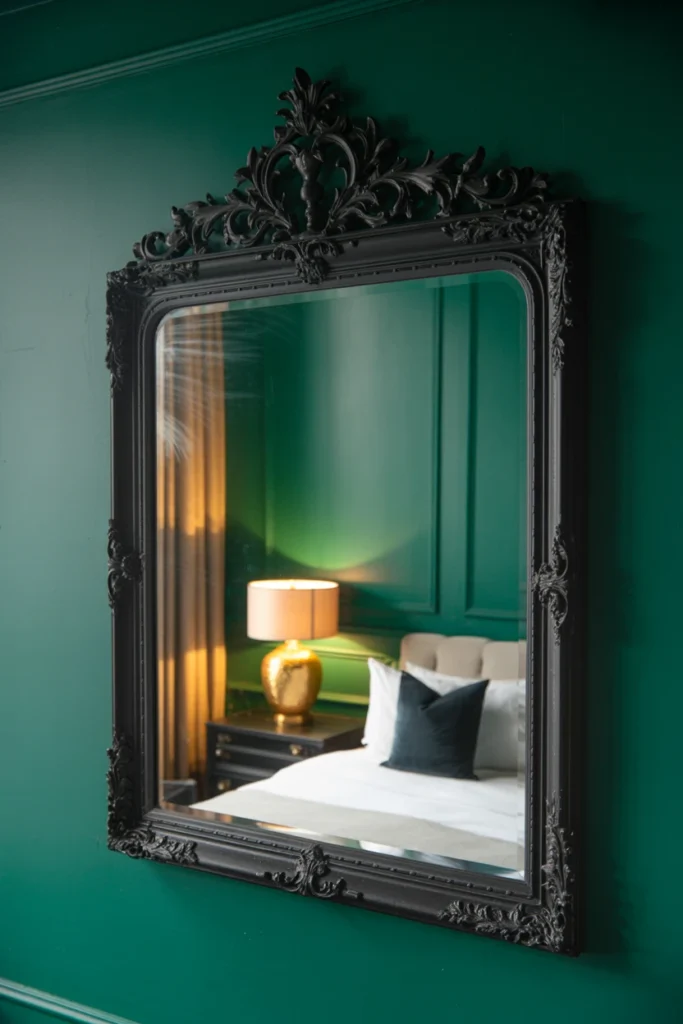 Hang a Vintage or Ornate-Framed Mirror