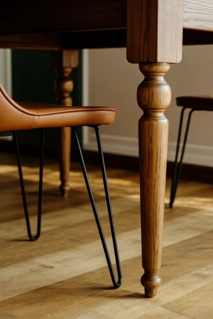 Source Furniture with Hairpin or Turned Wood Legs