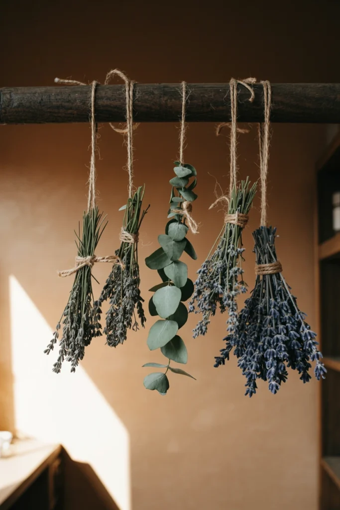 Hang Dried Botanicals Upside Down