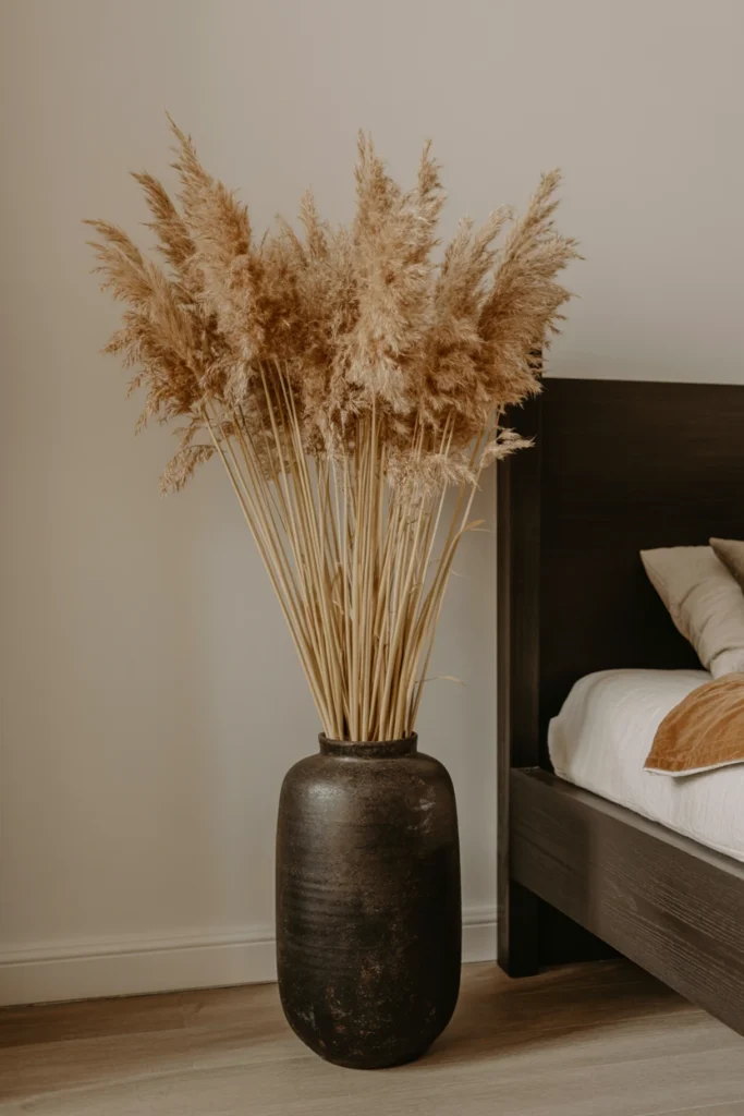 Add Dried Florals Instead of Fresh Arrangements