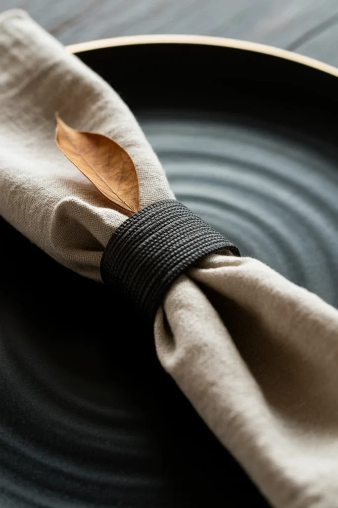 Fold Napkins Into a Simple Spider Web Pattern