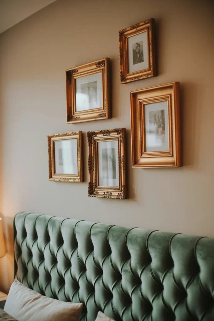 Group Antique Frames in an Asymmetric Cluster
