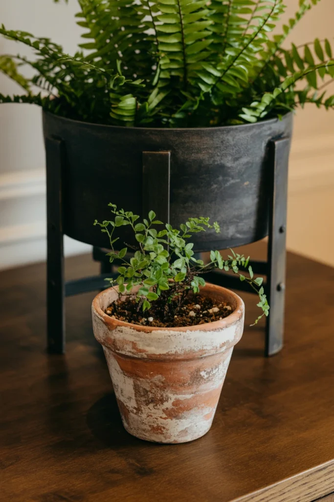 Replace Plastic Pots With Terracotta or Cast Iron