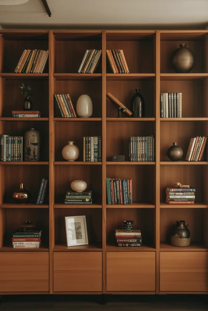 Style Open Shelves with a Mix of Books and Objects
