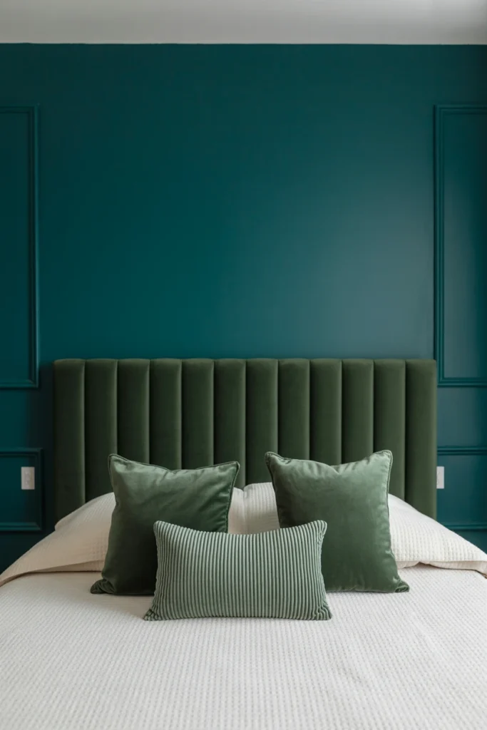 Apply a Deep Jewel-Tone Accent Wall