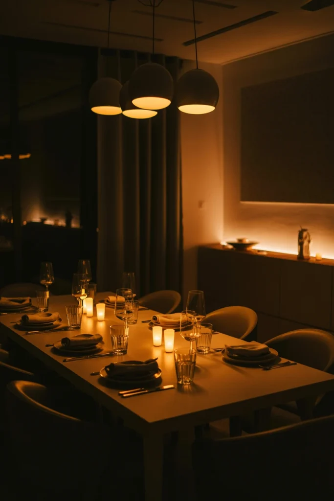 Replace Bright Bulbs With Warm Flickering Candles