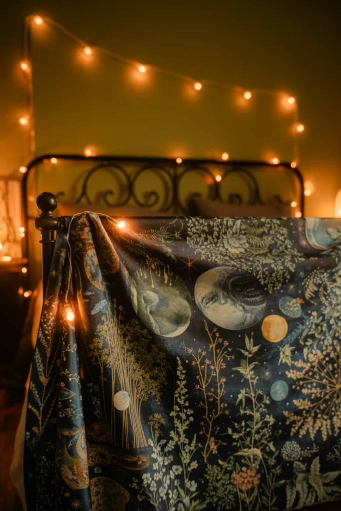 Hang a Vintage Tapestry Behind the Headboard