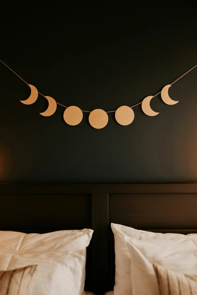 Mount a Moon Phase Wall Piece as a Focal Point