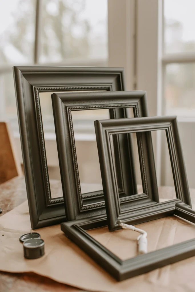 Repurpose Thrifted Frames for Spooky Art