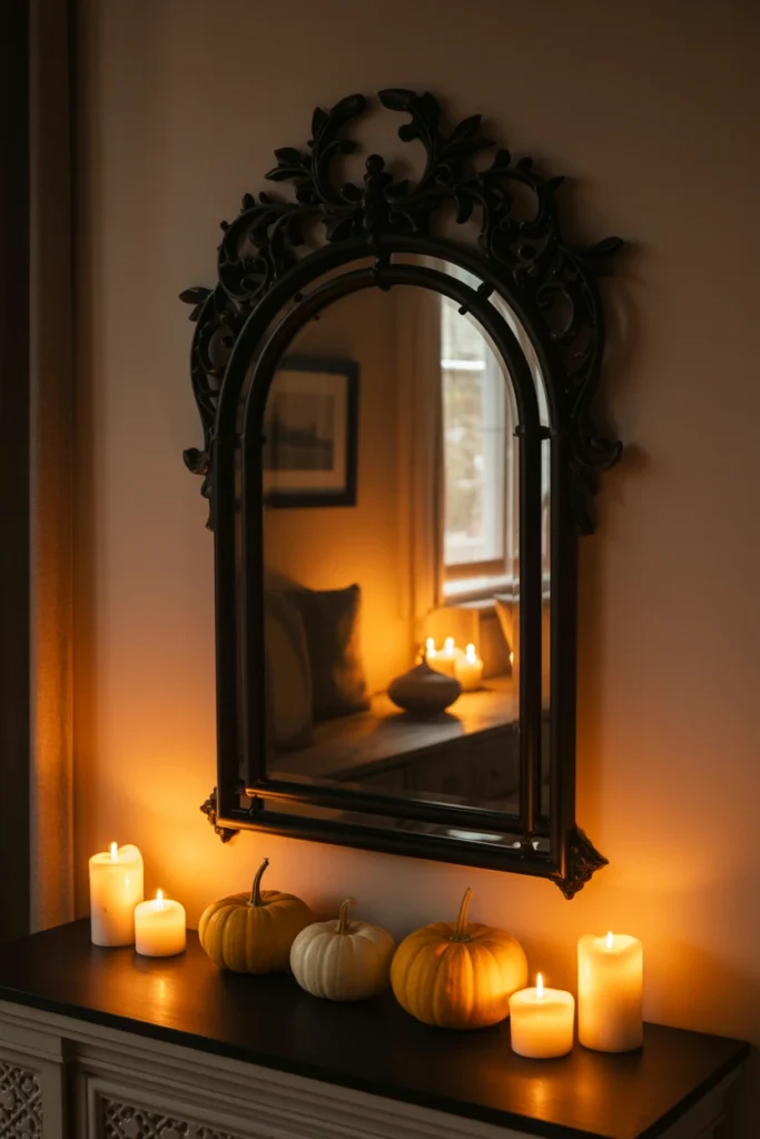Mount a Gothic-Style Mirror Above the Console