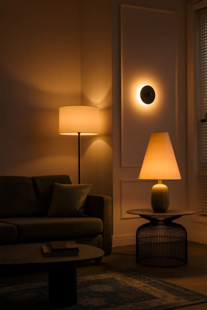 Add at Least Three Layered Light Sources per Room