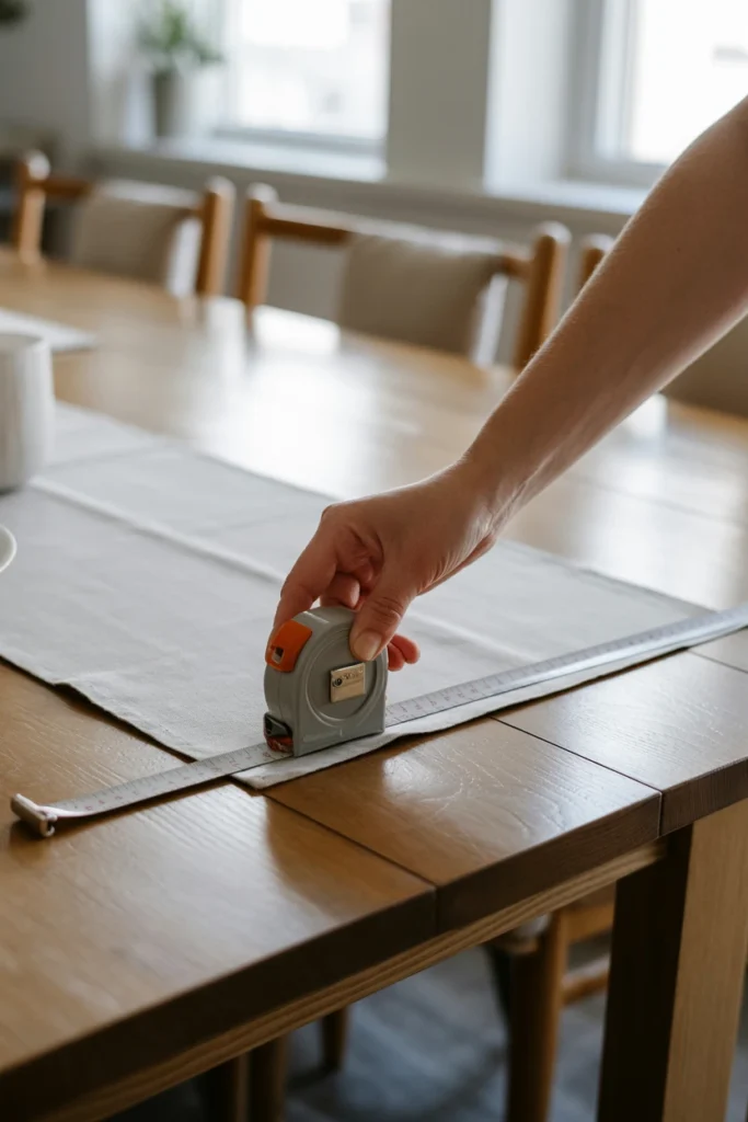 Measure Your Table Before Buying Any Decor