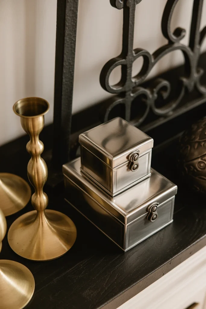 Mix Metals Between Brass, Iron, and Pewter