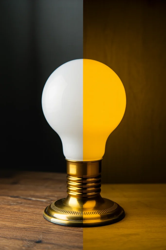 Switch to Warm Amber Bulbs