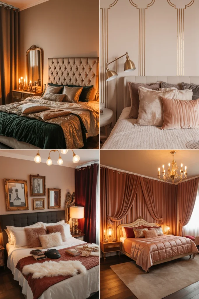 Vintage Glamour Bedroom Ideas by Room Type and Budget