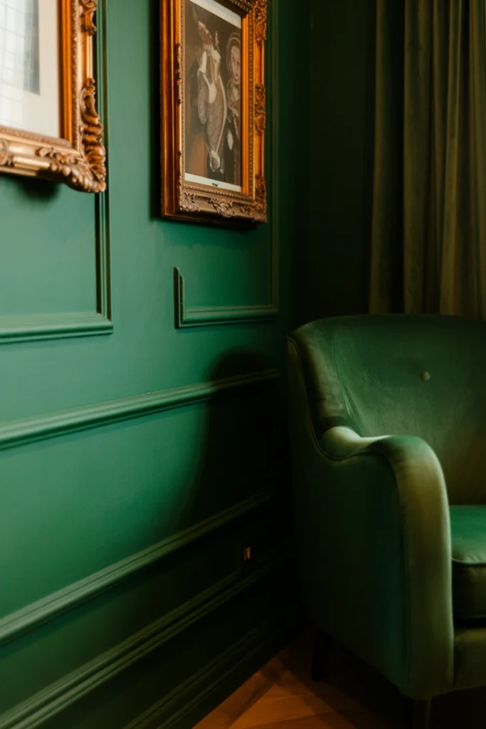 Anchor the Room in Deep Jewel Tones