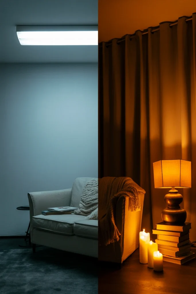 Replace Overhead Light with Warm Candlelight Zones