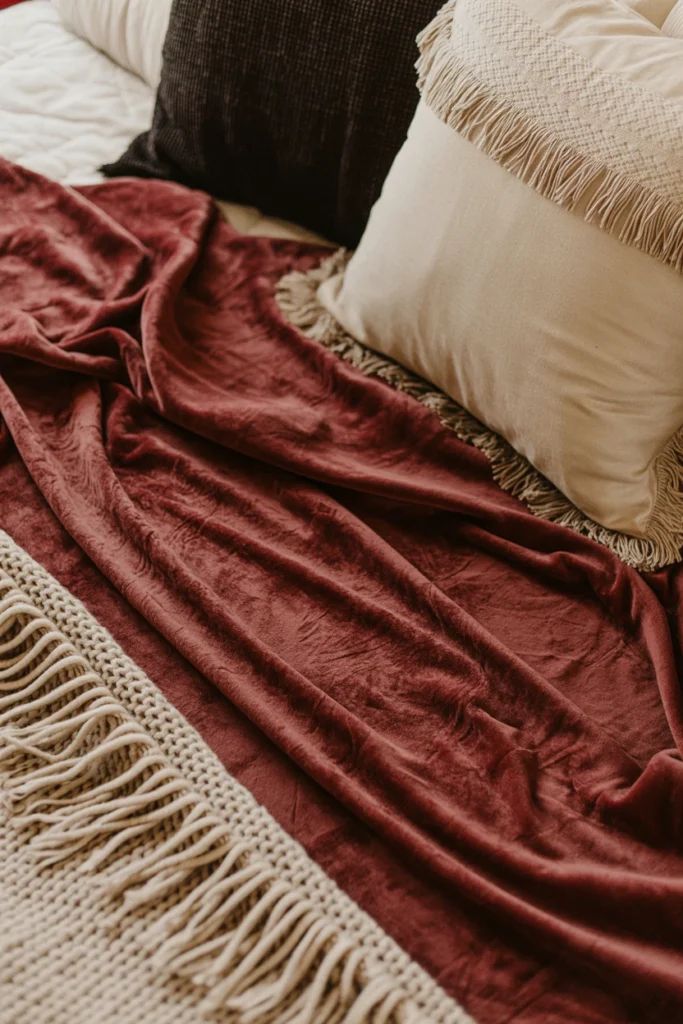 Layer Velvet, Lace, and Fringe Textures