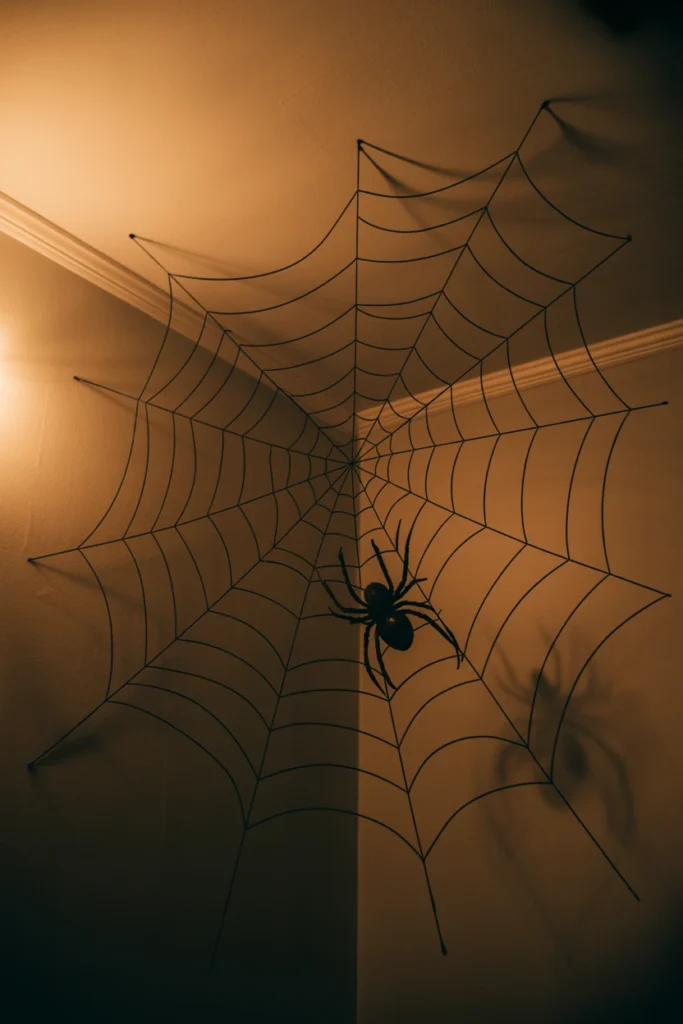 Install an Oversized Spider Web Decal