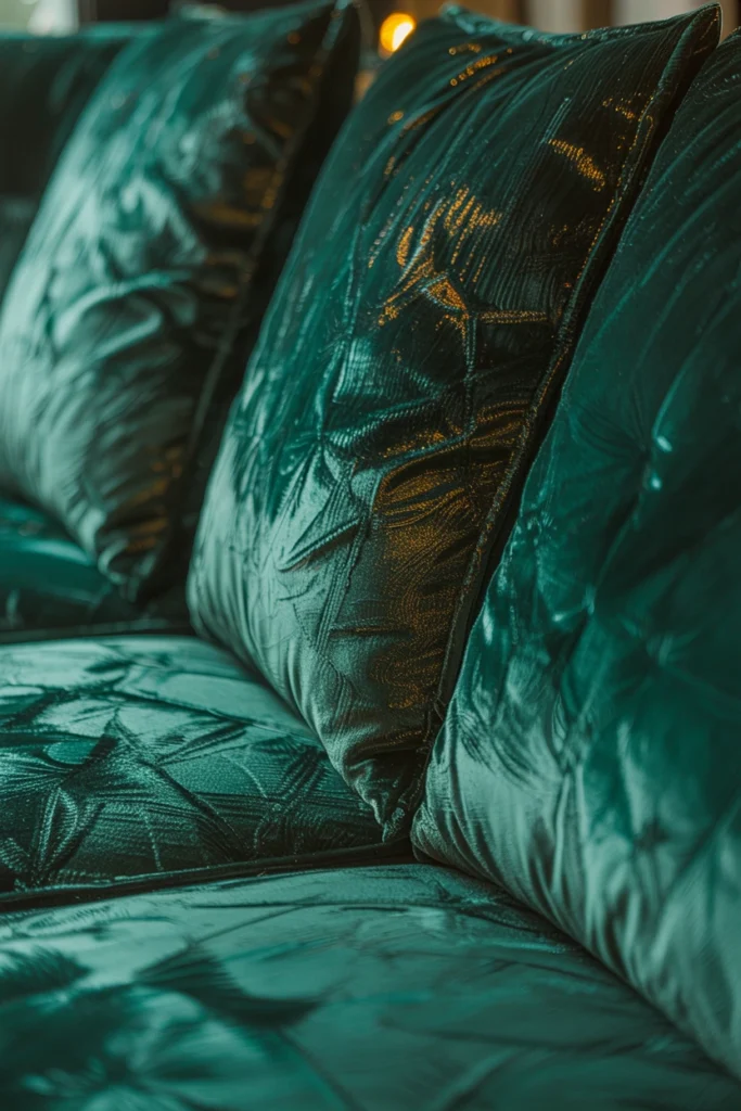 Add Velvet Upholstery for Tactile Drama