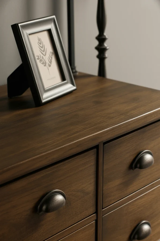 Add Black Accents in Frames and Hardware