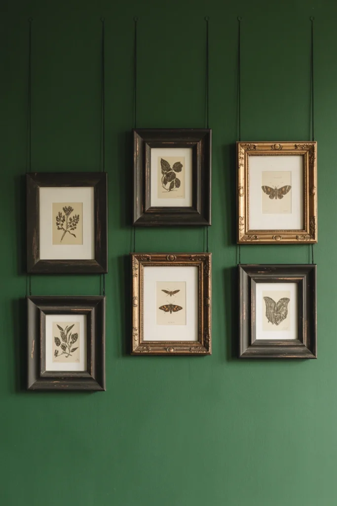 Layer Wall Art With Gothic Botanical Prints
