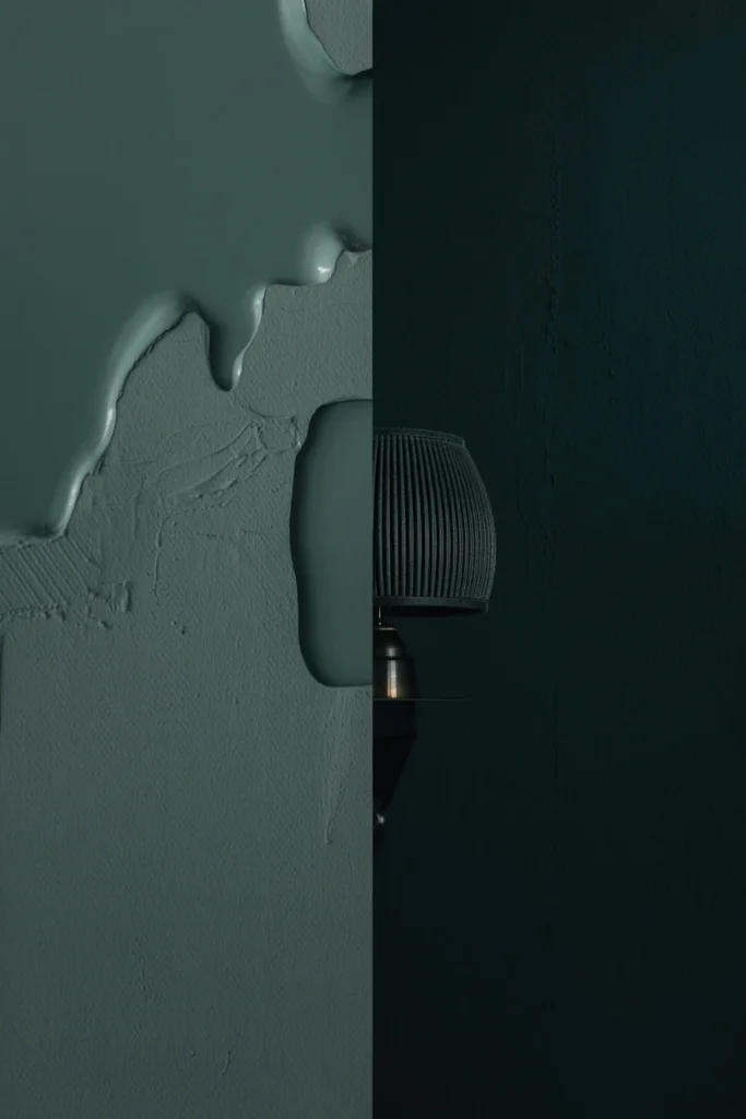 Apply a matte finish to avoid glossy modern contrast