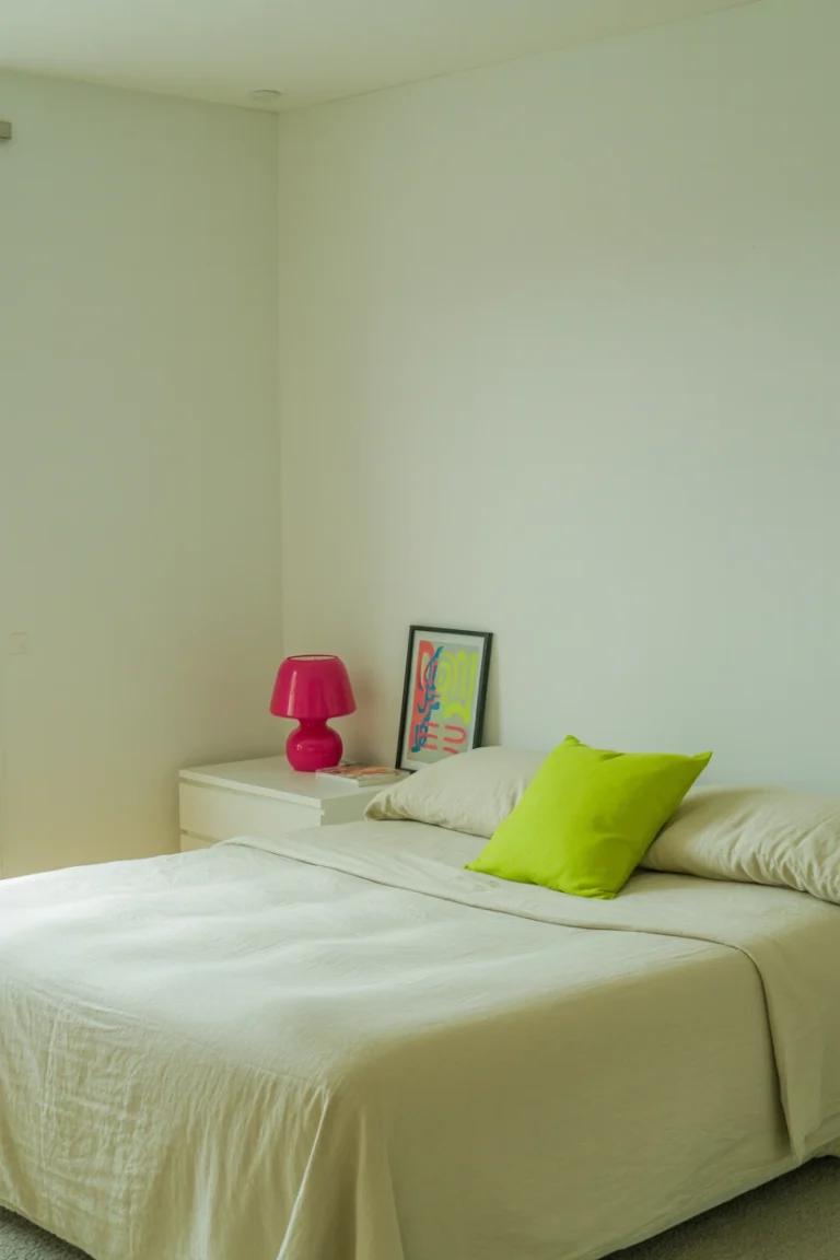 Layer Neon Accents Against a Neutral Base