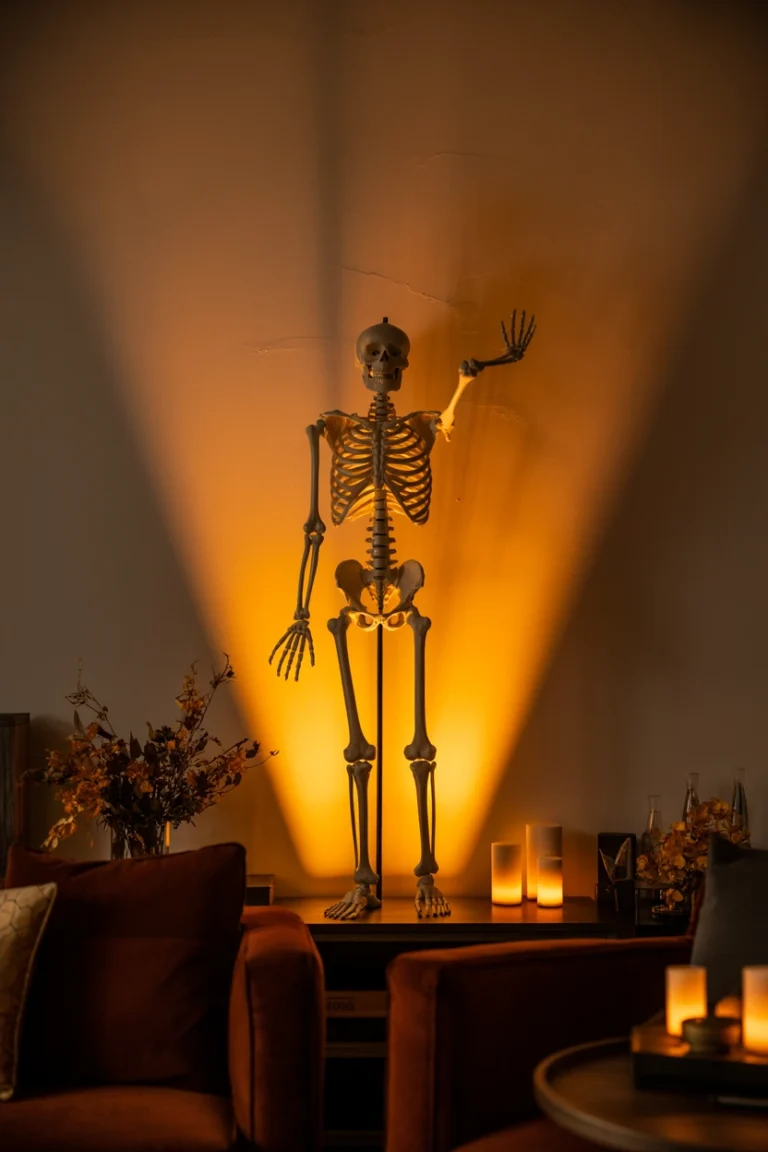 Anchor the Wall With a Skeleton Centerpiece