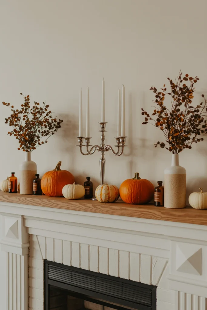 Build a Layered Mantel Vignette with Varying Heights