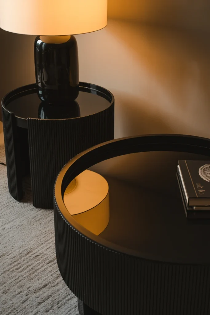 Mix Matte and Glossy Black Finishes
