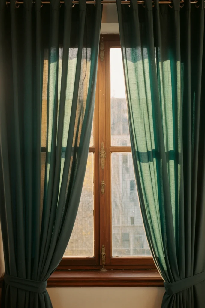 Hang Heavy Curtains in a Rich Fabric