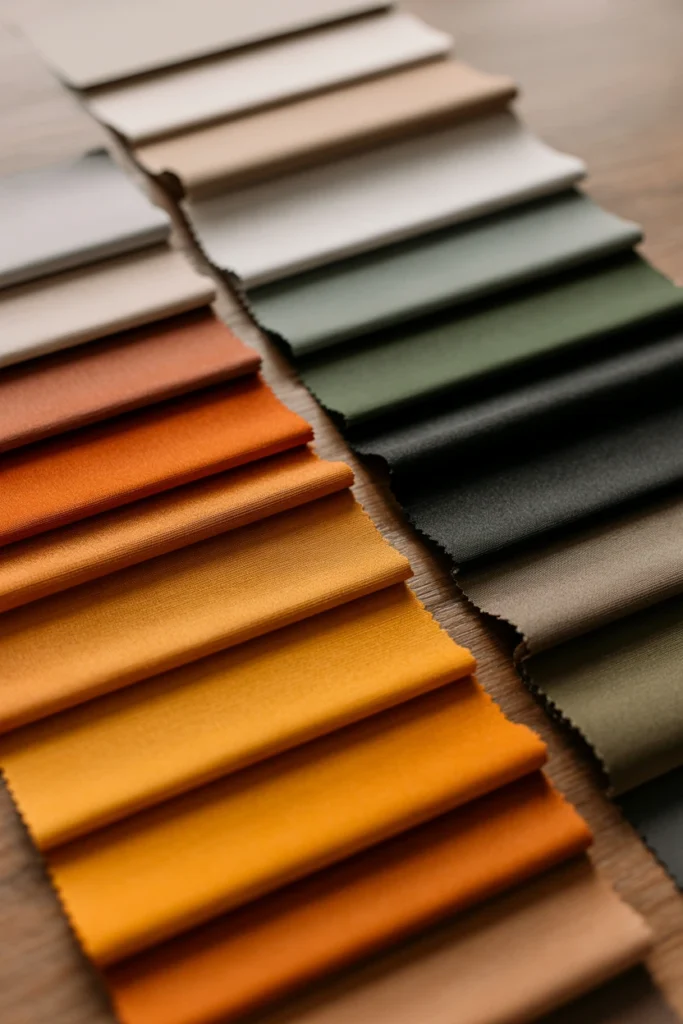 Anchor Your Palette in Muted Orange and Black