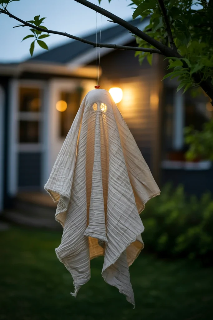 Use Cheesecloth to Build Creepy Ghost Figures