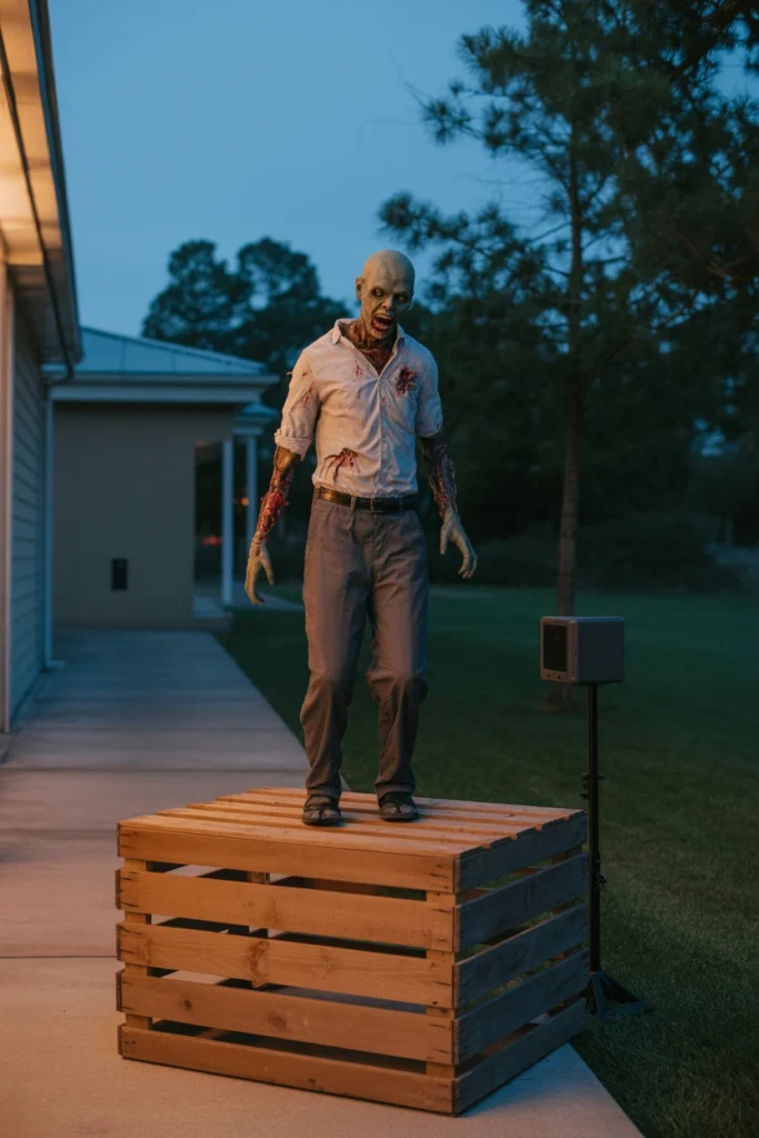 Position Animatronics at Eye Level for Maximum Scare Factor