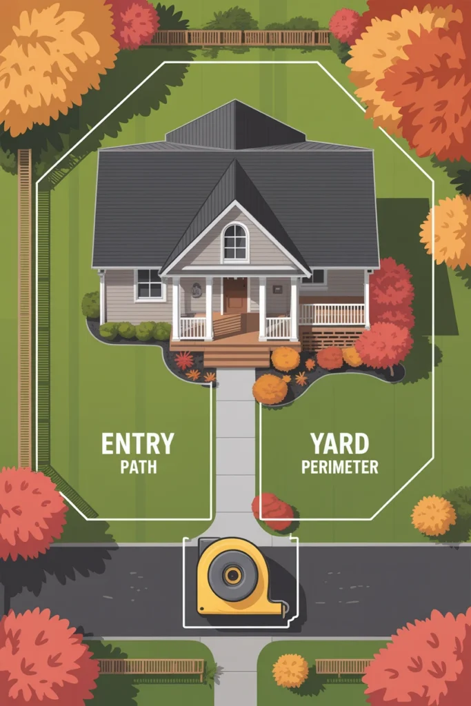 Measure Your Yard's Key Focal Zones First