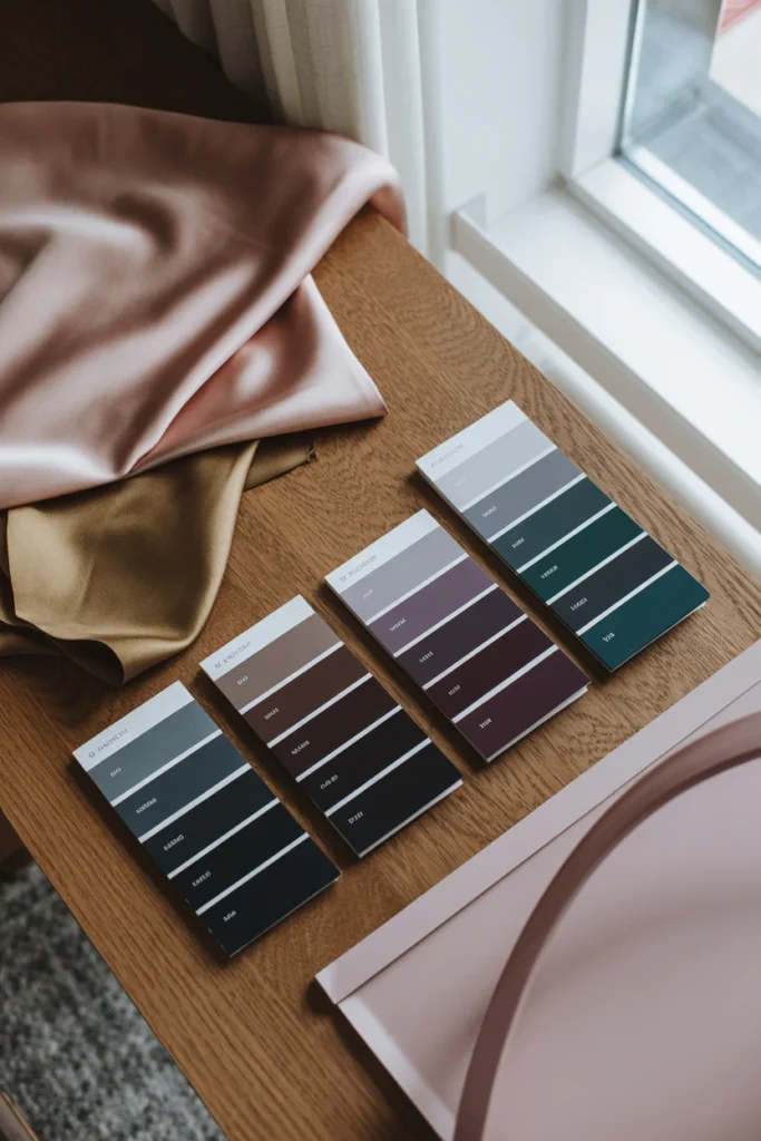 Anchor the room with a base color story before buying anything