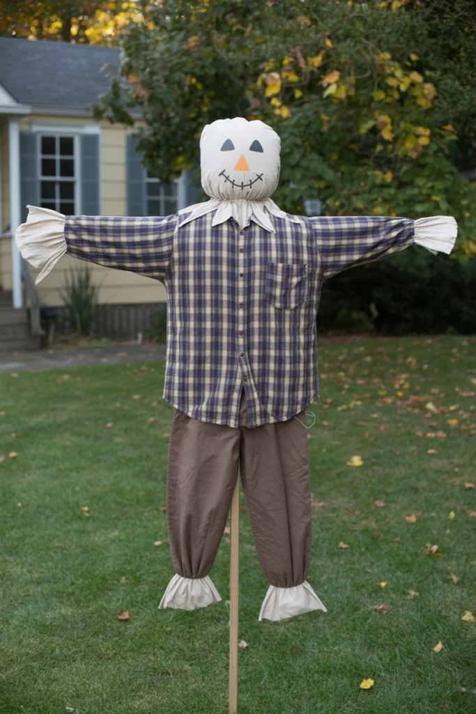 Stuff Old Clothes for Life-Sized Scarecrow Figures