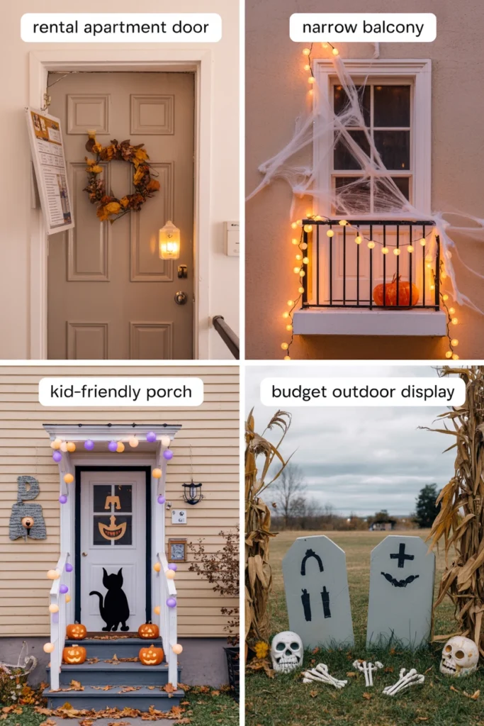DIY Halloween Decor by Space and Situation