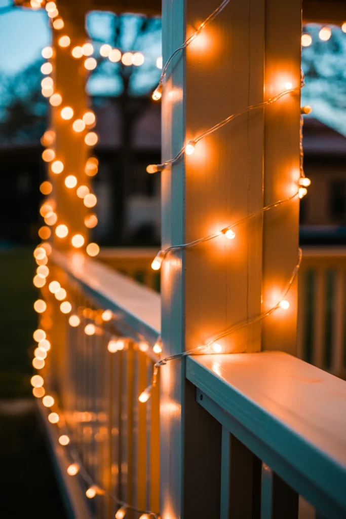 Switch to Warm-White and Orange String Lights