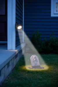Add Motion-Sensor Spotlights Near Entry Points