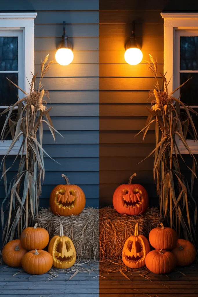 Swap White Bulbs for Amber or Orange-Toned Lights